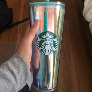 Starbucks Mermaid Scales Pattern Reusable Cold Cup